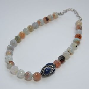 All natural Semi Precious Stone Bead Necklace